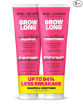 Marc Anthony Shampoo and Conditioner Gift Set, Grow Long Biotin - Anti-Frizz Deep Conditioner For Split Ends & Breakage - Vitamin E, Caffeine & Ginseng for Curly, Dry & Damaged Hair