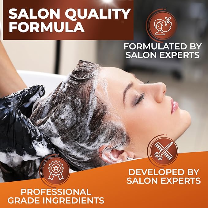 BINGO HAIR CARE Moroccan Argan Oil Shampoo - Sulfate Free, Anti Frizz Hydrating Thickening Care for Women and Men - Deep Moisturizing Treatment for Color Treated, Curly, Frizzy, Damaged and Dry Hair