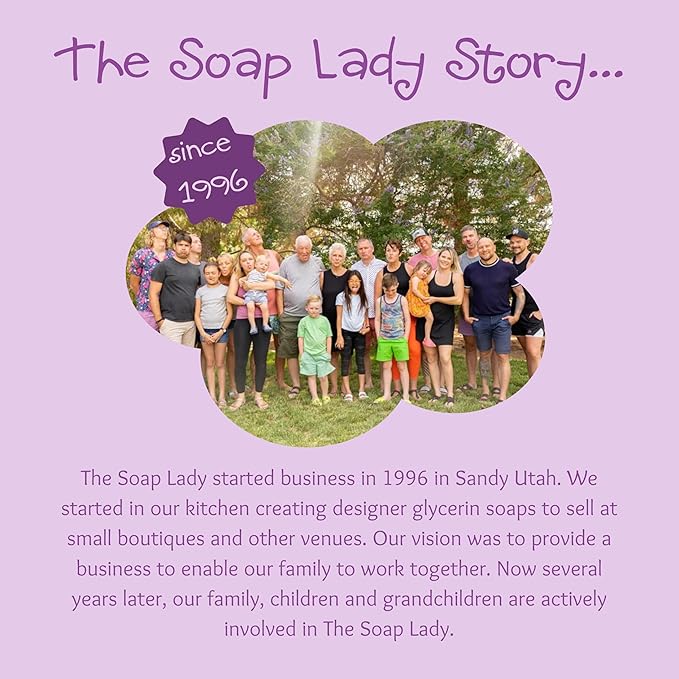 The Soap Lady Whipped Sugar Scrub - Lavender & Rosehip Oil - 9.5oz