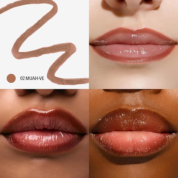 Sacheu Lip Liner STAY-N Peel Off Lip Stain — Long Lasting Waterproof Lip Tint with Hyaluronic Acid & Vitamin E — Transfer Proof Matte Finish, Vegan & Cruelty-Free (Core Bundle)