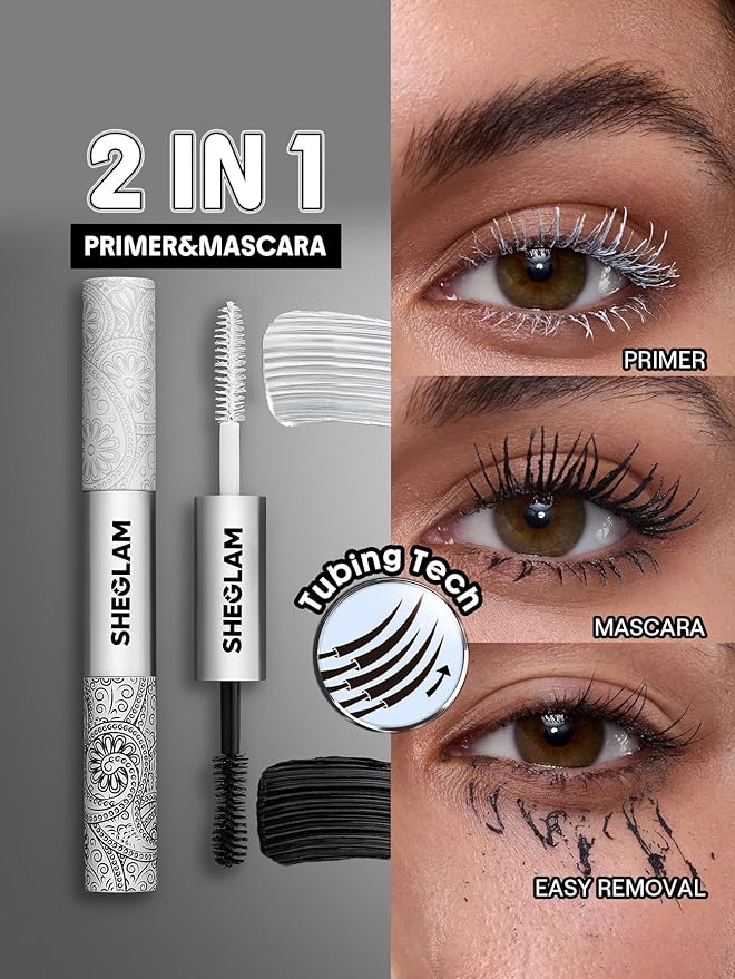 SHEGLAM All-In-One Primer & Tubing Volume Mascara-Tubing Black