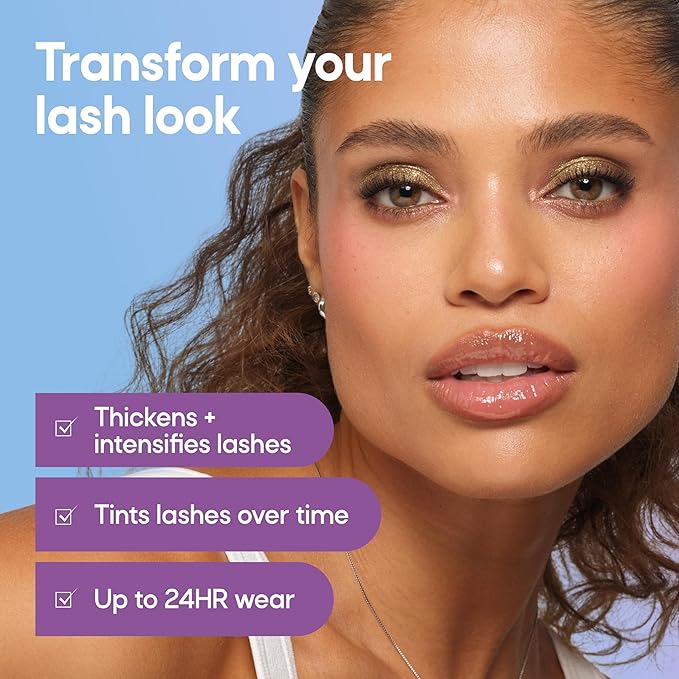 Almay Thickening & Tint Mascara, Nourishing Mascara, Hypoallergenic, 402 Black
