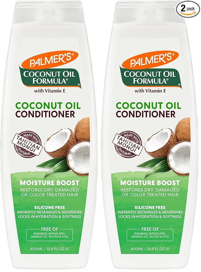 Palmer's Coconut Oil Formula Moisture Boost Conditioner, 13.5 Fl Oz (Pack of 2)