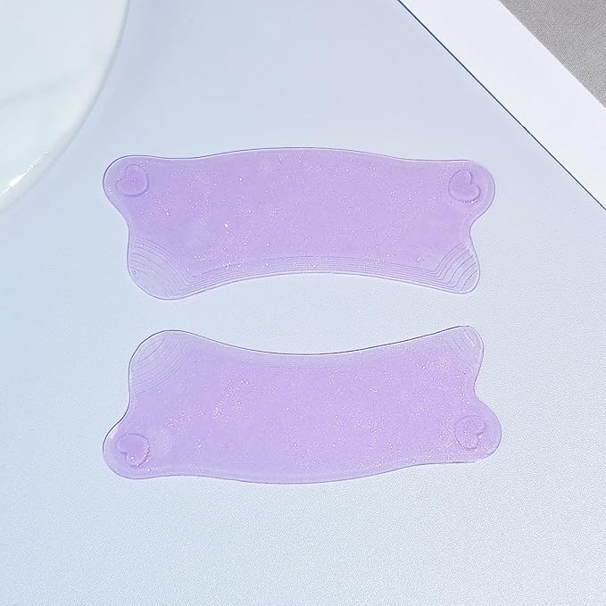 PERMANIA Lash Lift Pads Softening, 2Pcs Professional Korean Lash Lift Ultra Thin Eyebrow Covering Film (Purple)