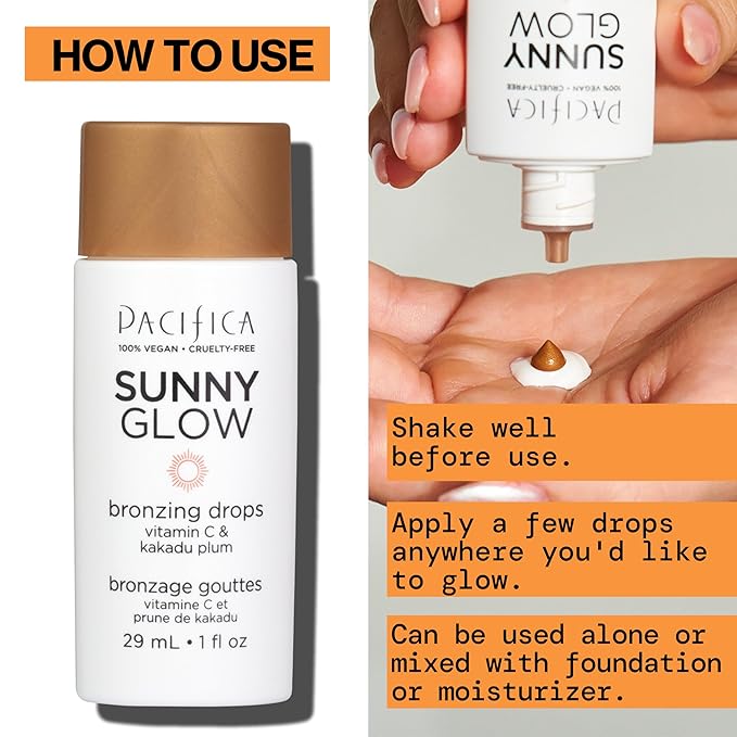Pacifica, Drops Sunny Glow Bronzing (Pack of 2)