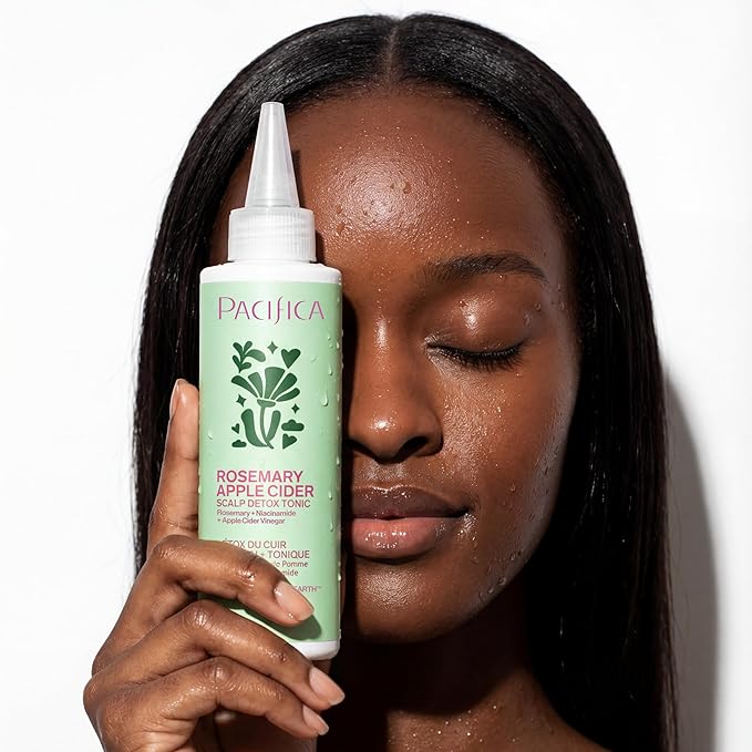 Pacifica Scalp Detox Tonic – Scalp Exfoliator with Glycolic & Salicylic Acid for Clarifying Build Up & Purifying – Infused with Rosemary to Support an Itchy, Dry Head – Vegan & Cruelty-Free – 5 oz