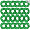 Silk Satin Scrunchies for Women Girls 24 PCS Hair Scrunchies Silk Satin Hair Ties for Thick Hair Bulk Hair Ties Hair Accessories