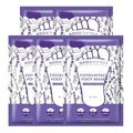 Hydrating Foot Masks Set,Exofliating 6 Pack Socks Mask for Dry Feet Peeling Away Dead Skin Calluses（Lavender）