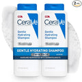 CeraVe Gentle Hydrating Shampoo, With Ceramides, Niacinamide & Hyaluronic Acid For Soft, Healthy Looking Hair & Scalp, Sulfate Free & Color Safe Shampoo, For All Hair Types, 12 Oz (Pack of 2)