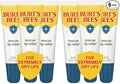 Burt's Bees Rescue Lip Relief for Valentine's Day, Original, Hydrating Lip Balm for dry lips with Responsbily Sourced Beeswax & Shea Butter, 100% Natural Origin, 3 Squeezy Tubes, 0.35oz, (Pack of 2)