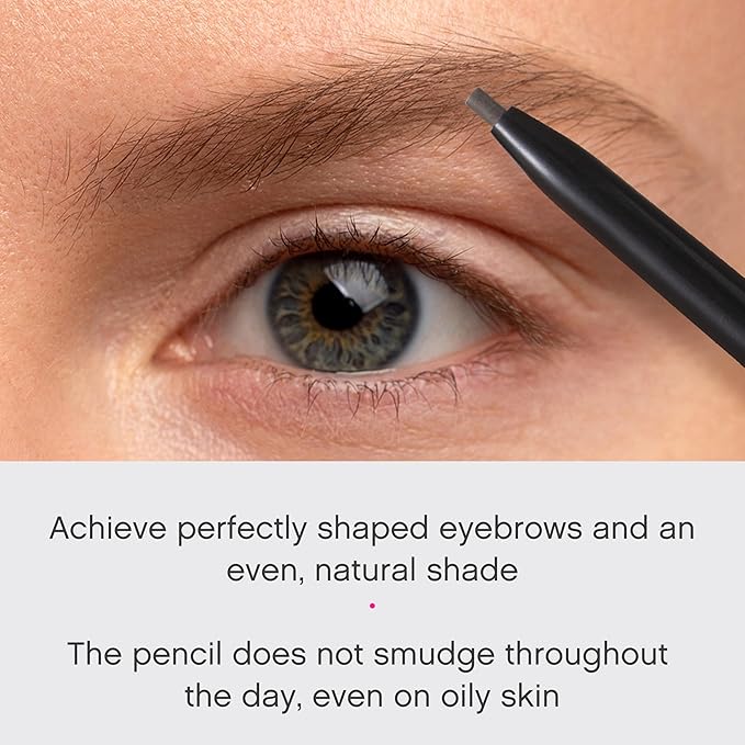 Vivienne Sabó Brow Arcade Eyebrow Pencil – Ultra-Fine Tip for Hair-Like Strokes, Smudge-Proof Natural Finish, Built-In Spoolie Brush, Shade 01 Light Blonde, 0.035 oz