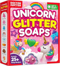 Doctor Jupiter Unicorn Glitter Soap Making Kit for Kids, Unicorn Toys for Girls Ages 4-5-6-7-8 | Crafts for Girls, Birthday Gift Ideas for 4+ Year olds | 25+ Soap Recipes