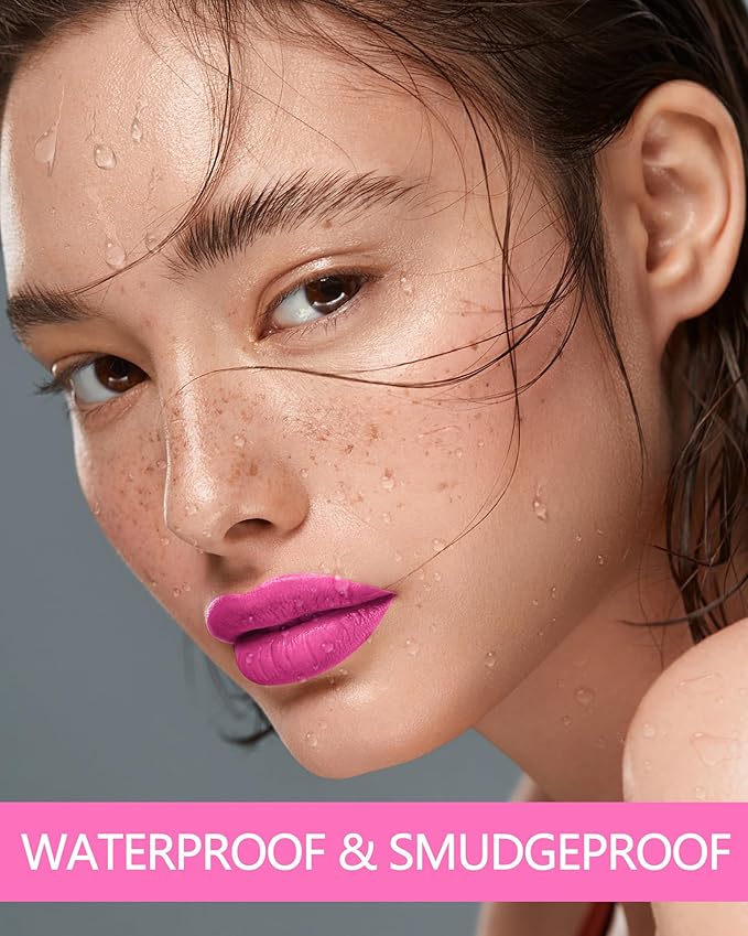 MAKI YIKA Pink Lipstick for Women Color Stay Long Lasting Lipsticks No Smudge Matte Liquid Lipstick Transferproof Cruelty-Free Lip Color for Mother's Day,First Class
