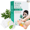 seasonlee Herbal Foot Warmer, Wrap Design – No Adhesive Mess, 4H Heat, Mugwort & Ginger, Ideal Warmers for Office AC, Bedtime & Cold Feet, Fits Size Up to 10, 36 Count