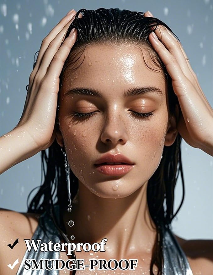 Erinde 2PCS Liquid Freckle Pen Waterproof, Natural Lifelike Fake Face Freckles Makeup, Long Lasting Quick Dry Faux Freckle Stamp Soft Dot Sopt Freck Pen, 03 Dark & 04 Espresso