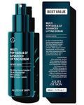 Allies of Skin Multi Peptides & Growth Factor Collagen Boosting Face Serum | Skin Tightening Anti-Aging Complex with 9% Peptides| Firms Sagging Skin & Visibly Reduces Wrinkles (1.7 oz)