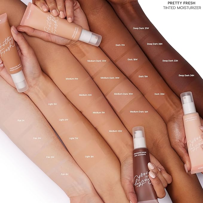 ColourPop Pretty Fresh Tinted Moisturizer - Hydrating Skin Tint & Glowy Summer Makeup with Lightweight Coverage - Made with Hyaluronic Acid & Coconut Water - Med 11N (1.45 oz)
