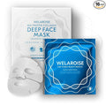 Welaroise Bio Protein Collagen Hydrogel Deep Face Mask +35% More Collagen, Intense Hydration & Moisturization, Firming, Anti-Aging, Skin Renewal, Korean Skincare (Pack of 16)