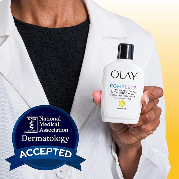 Olay Complete Lotion Moisturizer with SPF 15 Sensitive, 6.0 oz