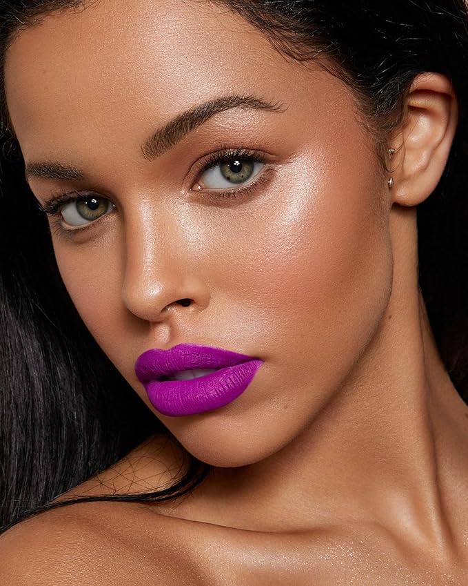 MAKI YIKA Purple Lipstick for Women Color Stay Long Lasting Lipsticks No Smudge Matte Liquid Lipstick Transferproof Cruelty-Free Lip Color for Mother's Day, Pearl Purple