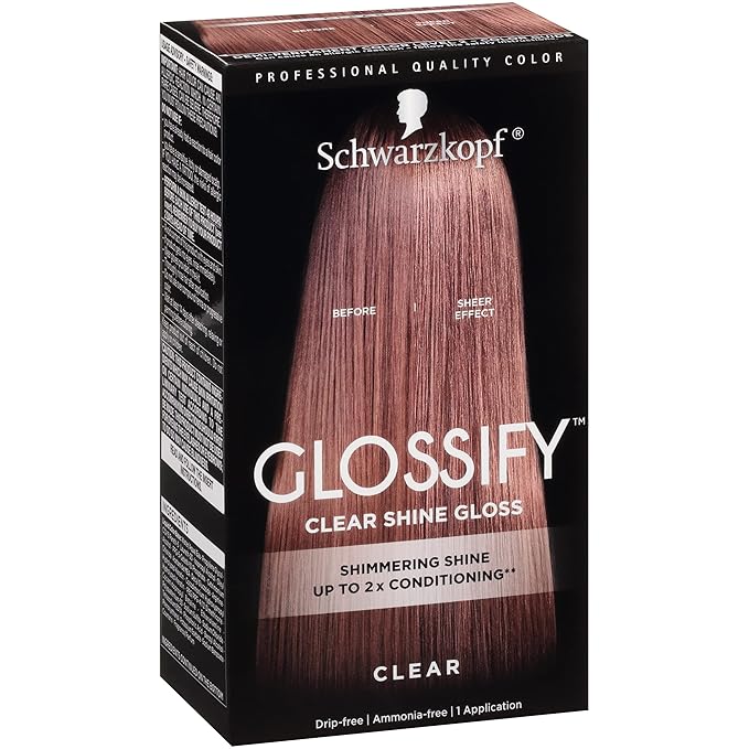 Schwarzkopf Glossify Customizable Color Gloss, Clear