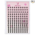 Uilulu Lash Clusters 10-16mm Natural Lashes Clusters D Curl False Eyelash Clusters DIY Eyelash Extensions Individual Cluster Lashes (U07 Lashes Only)