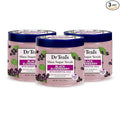 Dr Teal's Shea Sugar Body Scrub, Black Elderberry with Essential Oils, 19 oz (Pack of 3)