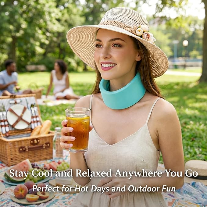 Migraine Relief Cap - Cooling Headache Ice Pack Mask Headband - Cold Gel Head Hat Neck Wrap Eye Mask - Soothing Relief Products for Hangover, Stress & Tension - Thoutful Gifts