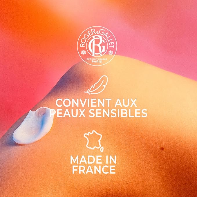 ROGER & GALLET Wellbeing Body Lotion – Lightweight Hydrating Body Moisturizer with Shea Butter & Natural Orange Blossom Extract – Fast Absorbing, Non-Greasy Daily Lotion (Fleur de Figuier | 8.4 oz)