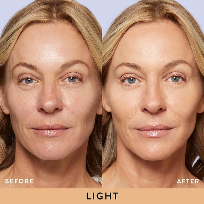 LAURA GELLER NEW YORK Baked Balance-N-Glow Illuminating Foundation - Light - Buildable Sheer to Light Coverage - Satin Finish
