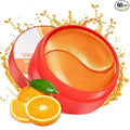 LAVONE Eye Mask - 30 Pairs Vitamin C Under Eye Patches Skin Care Products - Eye Masks Skincare for Dark Circles and Puffiness, Reduce Wrinkles, Eye Bags and Fine Lines, for Women and Man - Orange