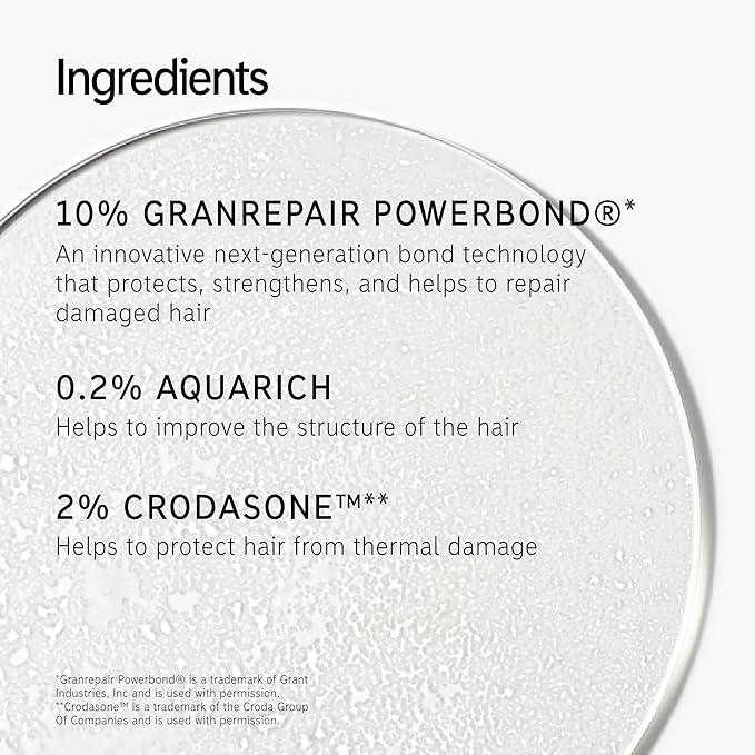 The INKEY List PCA Bond Repair Treatment for Bleached, Colored, and Heat-Styled Hair, Helps Fortify and Protect for Healthier-Looking Locks, 3.38 fl oz