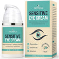 NOVEHA Hydrating Eye Cream for Sensitive Skin (30 ml), Eye Moisturizer for Dry Eyelids & Under Eyes, Vegan Ceramide Eyelid Cream, Anti-Aging Eye Cream for Fine Lines & Puffiness, Fragrance-Free - 1 oz