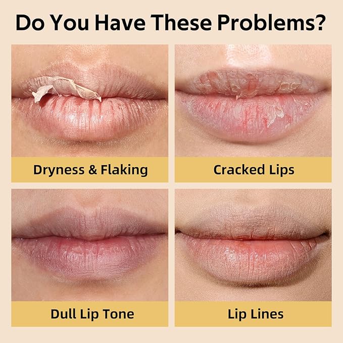 Tinted Lip Balm for Dry Lips, 3PCS Sheer Moisturizing & Hydrating Lip Balm Set, Nourishing Lightweight Natural Honey Lipstick, Universal Flattering Glossy Finish, Vegan for All Skin Tones