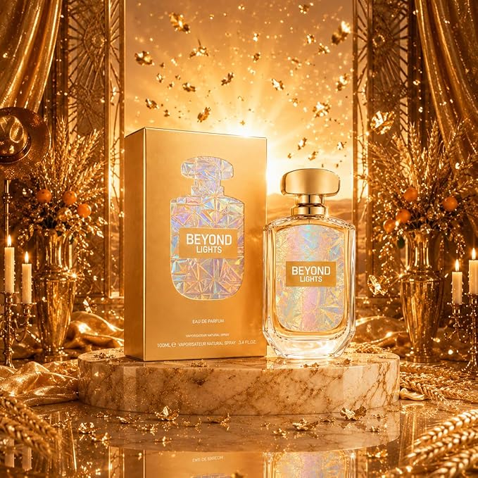 Beyond Lights Eau de Parfum for Women, 100ml / 3.4 fl oz Long-Lasting Perfume Spray, Chypre Floral Fragrance with Black Pepper, Italian Mandarin, Jasmine Sambac, Rhubarb, Patchouli & Musk,