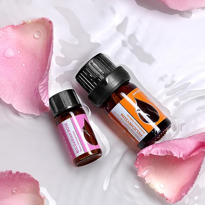 Essences Bulgaria Organic Helichrysum Essential Oil 1/6 Fl Oz | 5ml | Helichrysum italicum | 100% Pure and Natural | Undiluted | Therapeutic Grade | Family Owned Farm | Steam-Distilled | Non-GMO