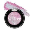 Pink Green Glitter Eyeshadow, High Pigment Sparkle Duo Chrome Eyeshadow with Intense Color Shifting Pink to Green,Smooth Long Last Mineral Chameleon Multichrome Eye Shadow for Eye Glitters/Highlighter