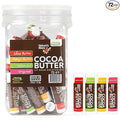 Nature's Bees, Cocoa Butter Lip Balms, Lip Moisturizer Treatment - Pack of 72, (Original Variety Assortments - Original, Olive Oil, Mango Butter, Shea Butter)