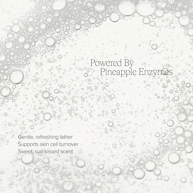 Alo Enzyme Facial Cleanser | Pineapple Enzymes to Gently Resurface Skin | Aloe & Vitamin E Smooths & Refreshes Skin | 3.2 fl. oz