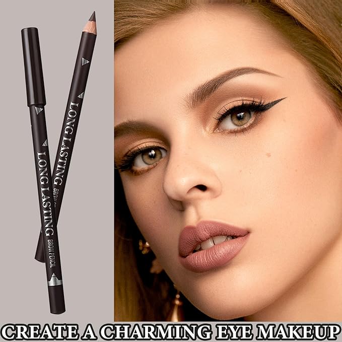 12 PCS Black Eyeliner Pencils,Professional Long Lasting Waterproof Makeup Pencils,Highly Pigmented Inner Corner Eye Highlighter Eyeliner Pencil Eye Liner Pen Sets for Women