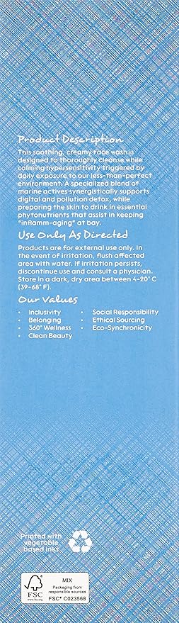 Haia "I am Calm Blue Sea Kale Cream Cleanser