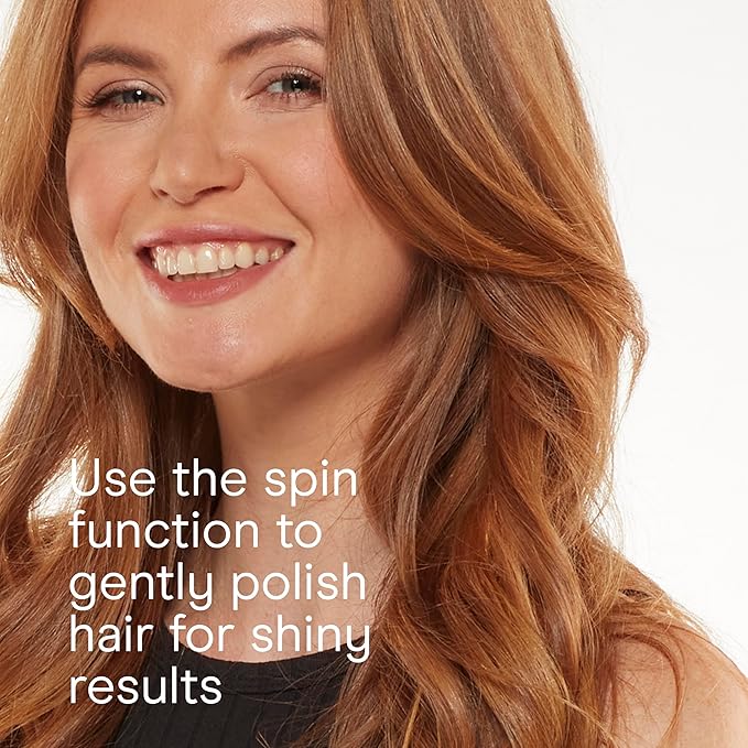 INFINITI PRO CONAIR Hot Air Styling Brush Set with 2-inch and 1.5-inch Bristles, 2 Tourmaline Ceramic Rotating Dryer Brush Attachments, Ideal for Every Hair Type, Multicolor