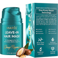 MAREE Deep Conditioning Leave-In Hair Mask for Damaged Hair – Keratin Hair Treatment with Biotin, Natural Oils & Vitamins – Leave-In Conditioner for Repair and Hydration – Color Glazers