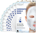 Ebanel 10 Pack Carbonated Bubble Clay Mask, Deep Cleansing Face Mask, Volcanic Ash and Bentonite Clay Masks with Collagen Peptides, Vitamin C, Hyaluronic Acid, Niacinamide