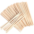 JANYUN 200 Pcs Eyebrow Wax Sticks Wax Applicator, Wood Wax Spatulas for Face and Small Hair Removal Sticks (Without Handle)