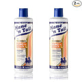 Mane ’n Tail Bond ’n Repair Shampoo & Conditioner Set, Sulfate-Free Strengthening Hair Care System, Anti-Breakage & Frizz Control, Triple Bond Repair with Moringa, Mango Peach 11.2 fl oz 2-Pack