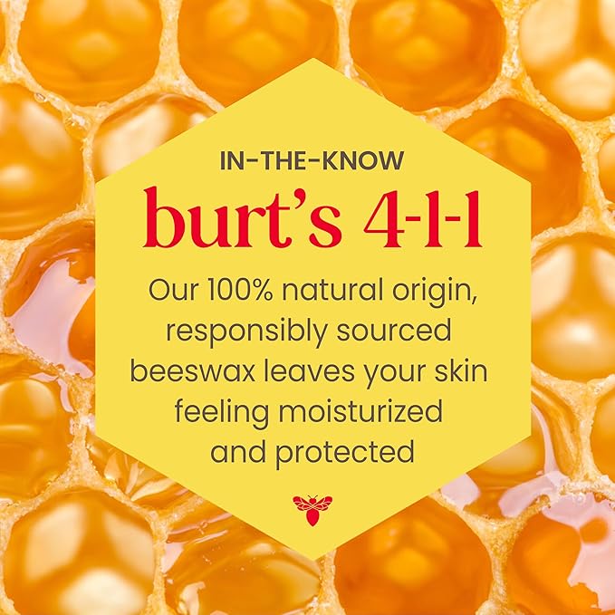 Burt's Bees Shimmer Lip Tint Set, Mothers Day Gifts, Tinted Lip Balm Stick, Moisturizing for All Day Hydration with Natural Origin Glowy Pigmented Finish & Buildable Color, Plum (4-Pack)