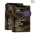 Madison Reed Radiant Hair Color Kit - 6.5NNN Medium Brown with Warm Golden Undertones (Novara Light Brown), 100% Gray Hair Coverage | PPD-Free & Ammonia-Free, 2 Pack