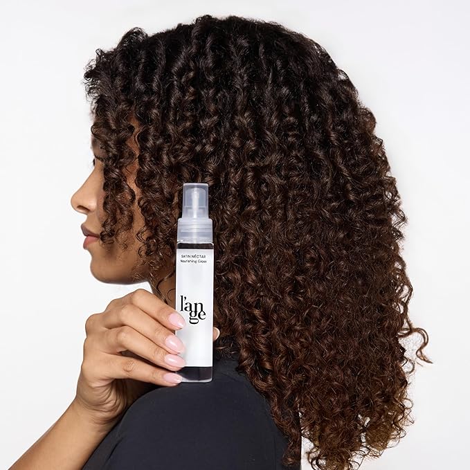 L'ANGE HAIR Satin Néctar Hair Serum | Moisturizing Hair Gloss for Smooth, Shiny Finish | Anti-Frizz Shine Enhancer | Lightweight Leave-In Hair Treatment | 2 fl oz