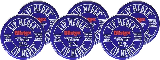 Blistex Lip Medex External Analgesic/Lip Protectant 0.25 oz (Pack of 6)